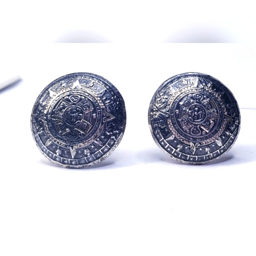 Aztec Warrior Men Cufflinks